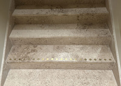Rutschfeste Stufe in der Prannerstraße