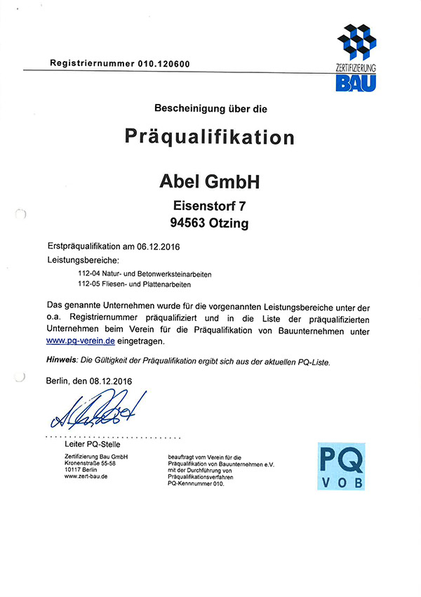 Präqualifikation